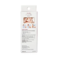 KISS Salon Acrylic Nude French Manicure Natural Ultra-Smooth Nails - Medium Length, 24 ct