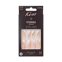 KISS Classy Premium Nails - Long Length, 24 ct