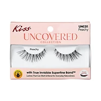 Kiss Uncovered Collection Eyelashes, Peachy