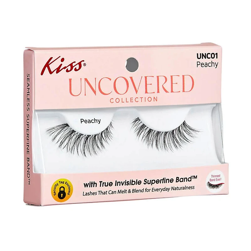 Kiss Uncovered Collection Eyelashes, Peachy