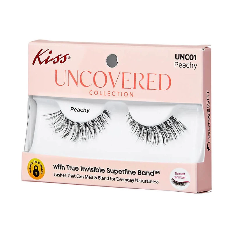 Kiss Uncovered Collection Eyelashes, Peachy
