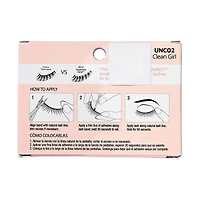 Kiss Uncovered Collection Faux Eyelashes, Clean Girl