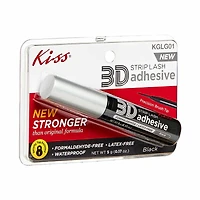 Kiss 3D Strip Lash Adhesive, Black, 0.17 oz