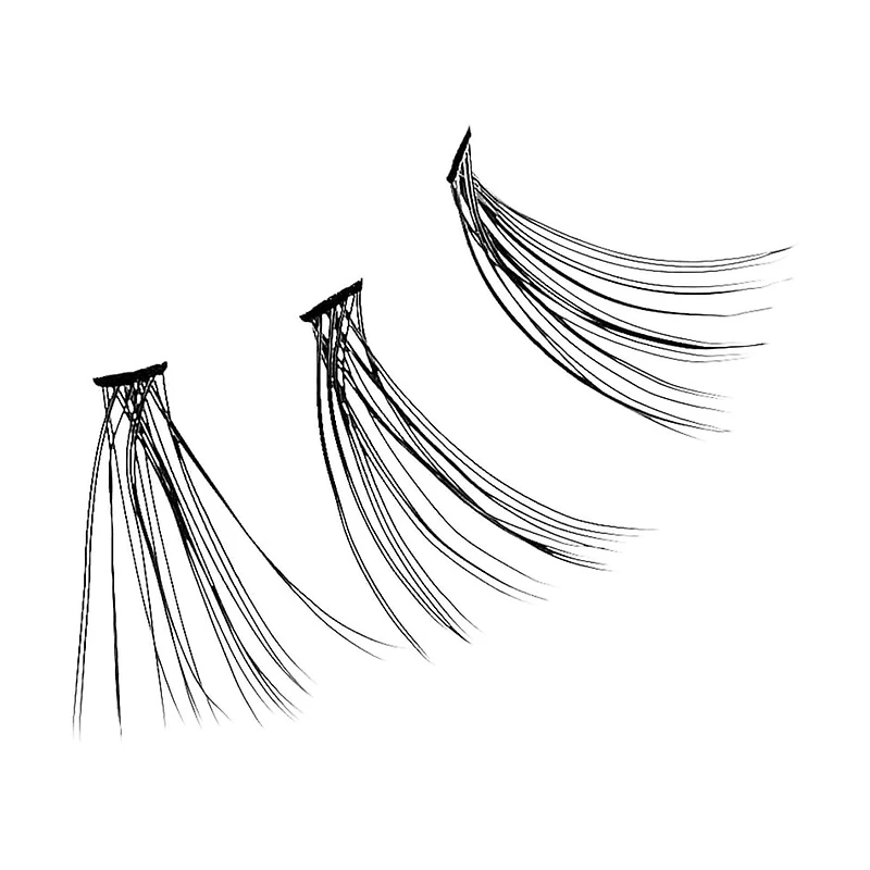 Kiss Extensions Collection Faux Mink Extensions Clusters, 3D Long, 40 ct