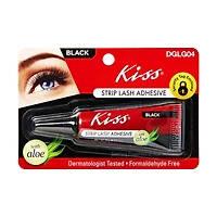 Kiss Strip Lash Adhesive with Aloe, Black, 0.17 oz