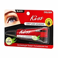 Kiss Strip Lash Adhesive with Aloe, Black, 0.17 oz