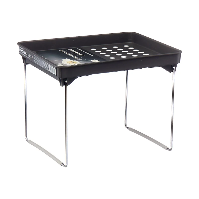 Madesmart Classic Small Stacking Shelf, Frost