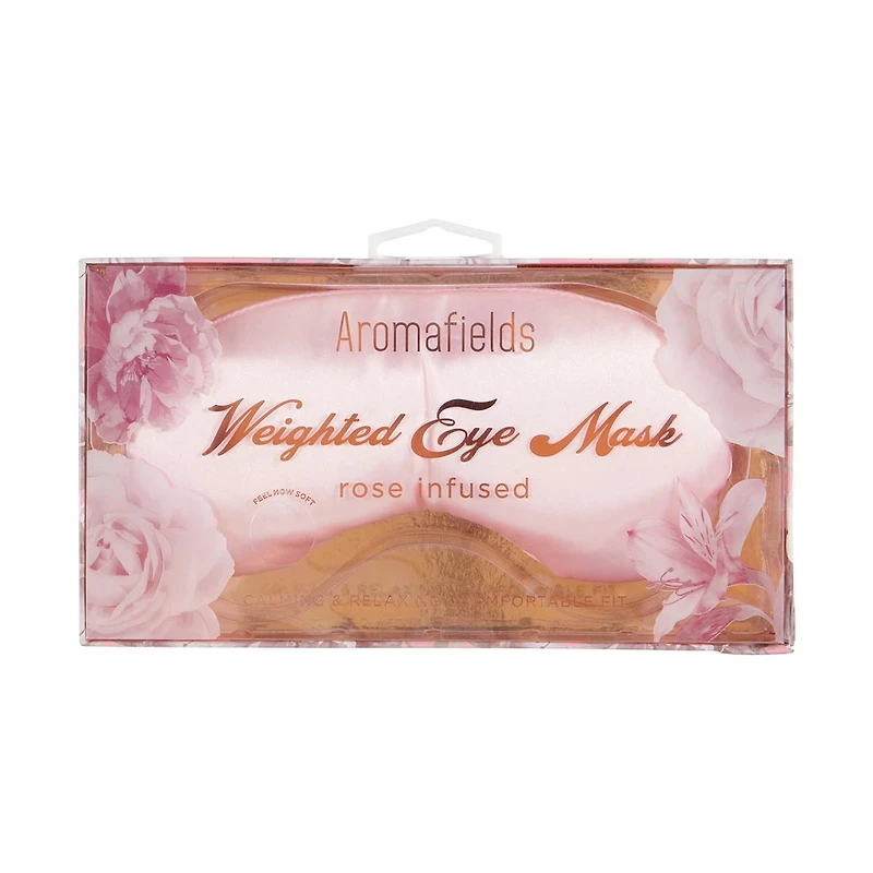 Aromafields Weighted Eye Mask, Rose Infused