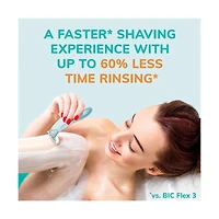 BIC EasyRinse Women's Disposable Razors, 2 ct