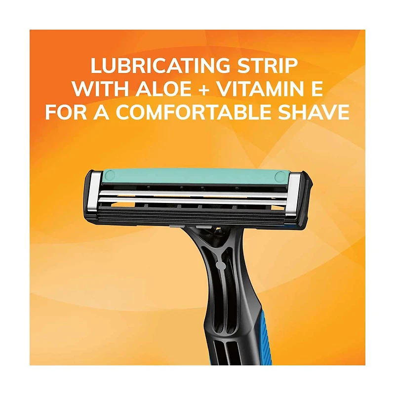 BIC Sensitive 2 Disposable Razors for Men, 8 ct