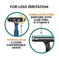 BIC Sensitive 2 Disposable Razors for Men, 8 ct