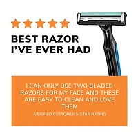 BIC Sensitive 2 Disposable Razors for Men, 8 ct