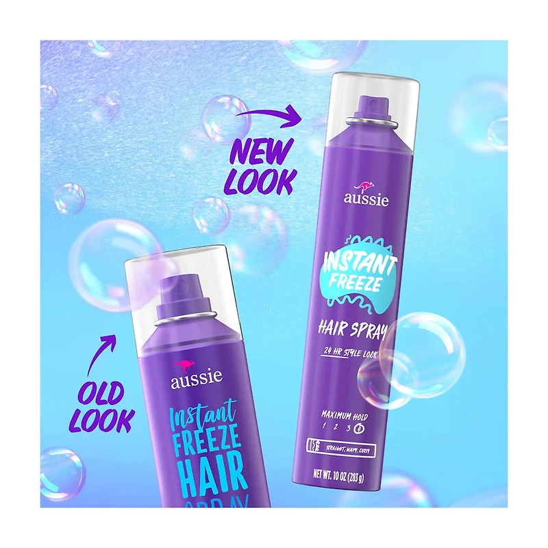 Aussie Instant Freeze Hair Spray, 10 oz