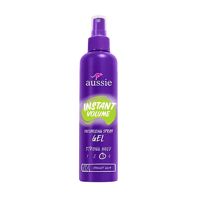 Aussie Instant Volume Volumizing Spray Gel for Wavy or Straight Hair, 5.7 fl oz