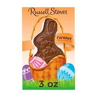 Russell Stover Easter Caramel Milk Chocolate Easter Bunny, 3 oz