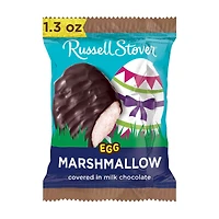 Russell Stover Easter Marshmallow Dark Chocolate Easter Egg, 1.3 oz