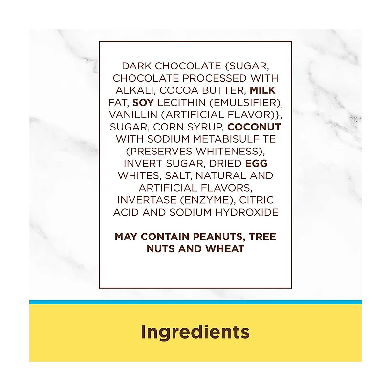 Russell Stover Easter Coconut Crème Dark Chocolate Easter Egg, 1.3 oz