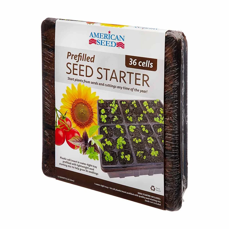 American Seed Prefilled Seed Starter Tray, 36 Cells