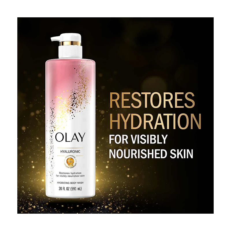 Olay Hydrating Body Wash with Hyaluronic Acid, 20 fl oz