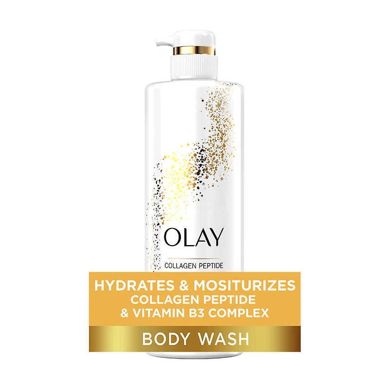 Olay Hydrating Body Wash with Collagen Peptide, 20 fl oz
