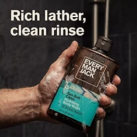 Every Man Jack Sea Salt + Citrus Hydrating Body Wash for Men, Naturally Derived, 13.5 oz