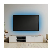 Xtreme Lit Sound Activated Multicolor LED Light Strip with Remote Control, 6.6 Feet