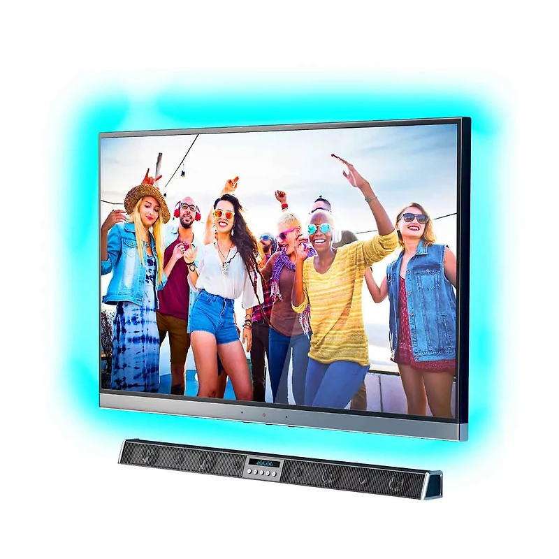 Xtreme Lit Sound Activated Multicolor LED Light Strip with Remote Control, 6.6 Feet