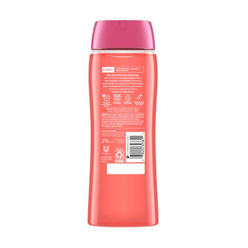 Suave Essentials Wild Cherry Blossom Gentle Body Wash, 18 fl oz