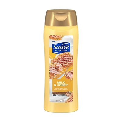 Suave Milk & Honey Gentle Body Wash, 18 fl oz