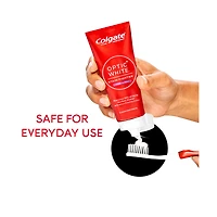 Colgate Optic White Stain Fighter Sensitivity Relief Toothpaste, Clean Mint, 4.2 oz