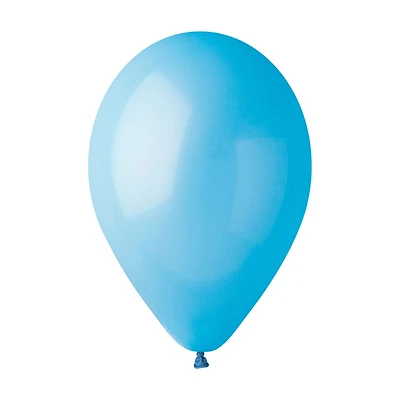 Light-Blue Latex Balloons, 13 in, 1 ct