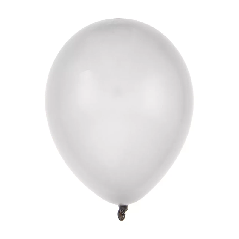 Silver Metallic Latex Balloons, 13 in, 1 ct
