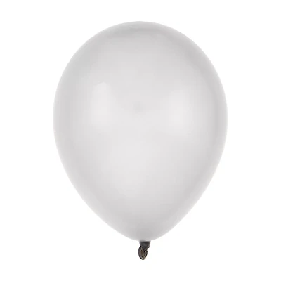 Silver Metallic Latex Balloons, 13 in, 1 ct