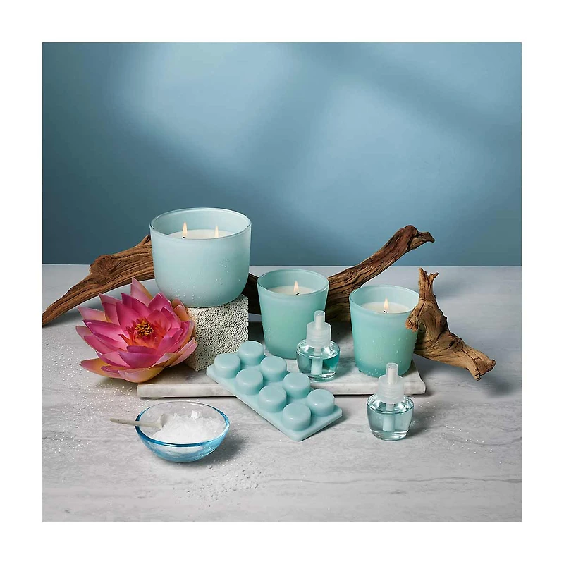 Koze Place Tranquil Waters & Sea Salt Scented Wax Rounds, 8 Pack