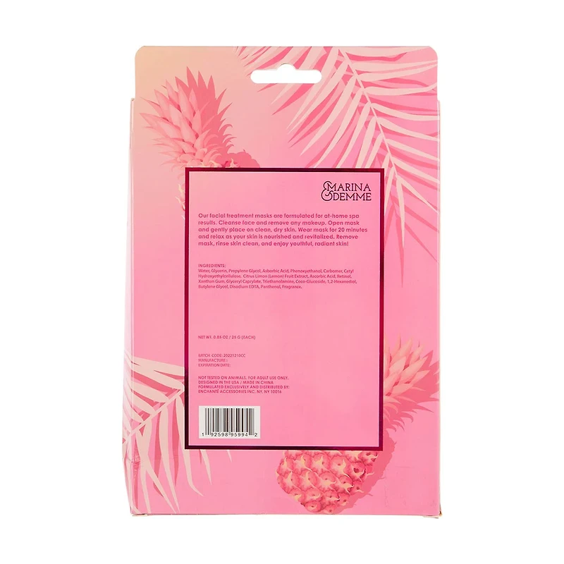 Marina & Demme Vitamin C Face Mask, 2 pc