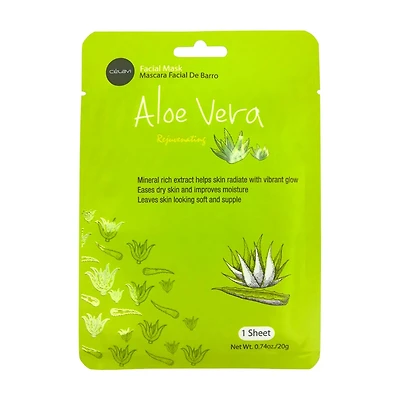 Celavi Aloe Vera Facial Sheet Mask, 0.74 oz