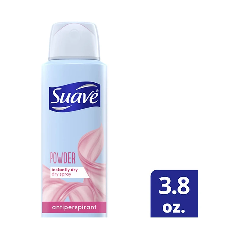 Suave Dry Spray Antiperspirant Deodorant, Powder Spray, 3.8 oz