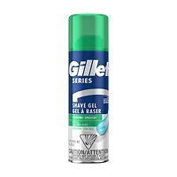 Gillette Series Soothing Shave Gel with Aloe Vera, Sensitive Skin, 7 oz