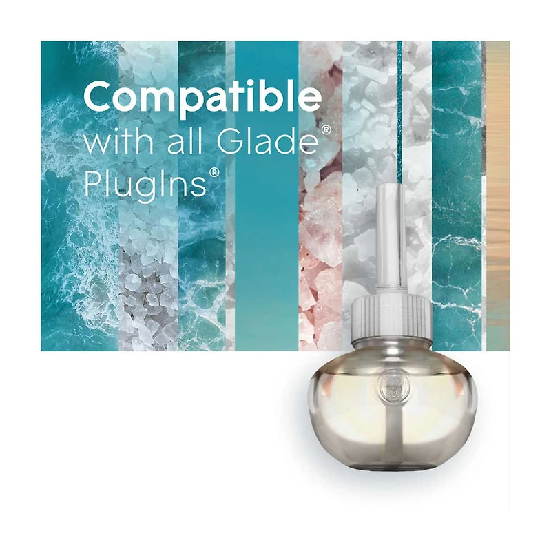 Glade PlugIns Scented Oil Air Freshener Refills - Sky & Sea Salt, 0.67 oz - 2 ct