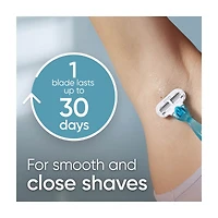 Gillette Venus Smooth Women's Razor Handle with 3 Blade Cartridge