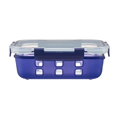 Food Storage Container with Snap-on Lid, Silicone