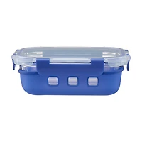 Food Storage Container with Snap-on Lid, Silicone, 21.6 oz