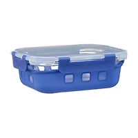 Food Storage Container with Snap-on Lid, Silicone, 21.6 oz