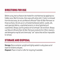 Nature's Miracle Stain & Odor Remover, Enzymatic Formula, 14 fl oz