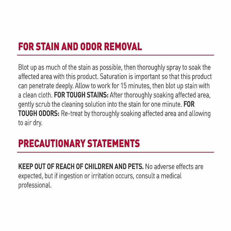 Nature's Miracle Stain & Odor Remover, Enzymatic Formula, 14 fl oz