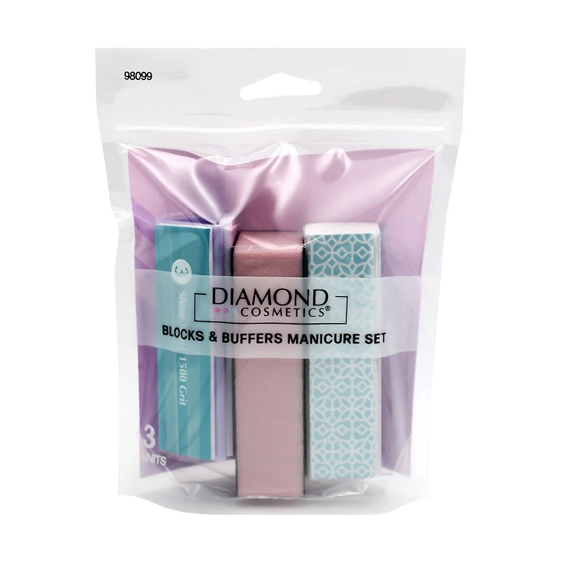 Diamond Cosmetics Blocks and Buffers Manicure Set