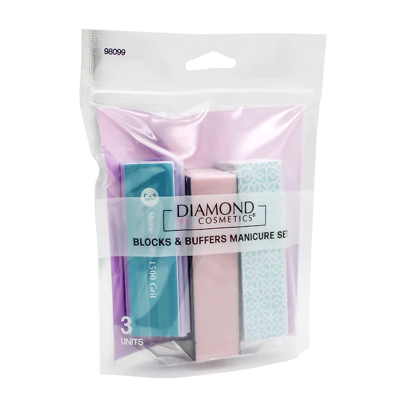 Diamond Cosmetics Blocks and Buffers Manicure Set