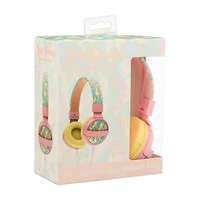 Gabba Goods Safe Sounds Kids Headphones, Pink/Blue