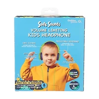 Gabba Goods Volume Limiting Kids Headphones, Green