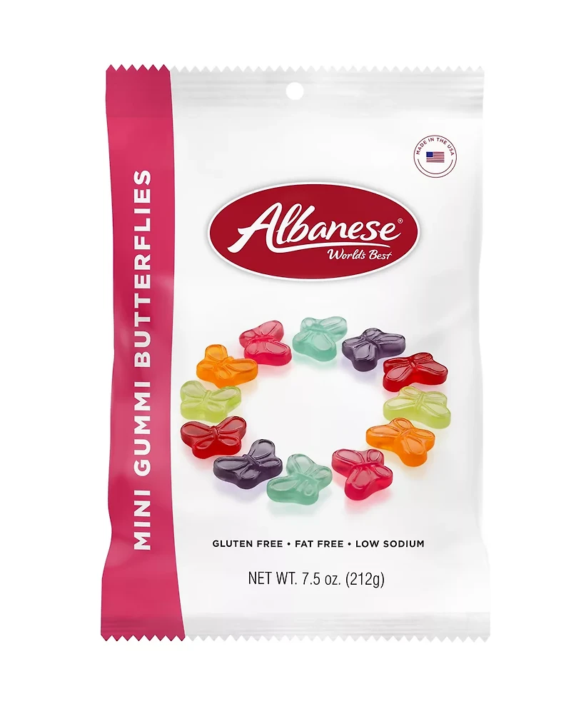Albanese Mini Gummi Butterflies, 7.5 oz.